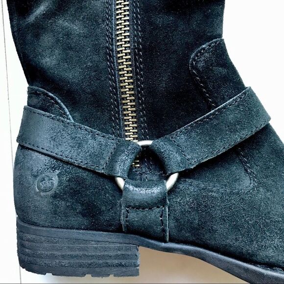 NWT Born Equestrian Poly Black Leather Riding Boot - Picture 3 of 6